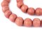 TheBeadChest 14mm Natural Round Wood Beads, Wooden Beads Loose Wood Spacer Beads for DIY Jewelry Making, 4 Sizes (8mm, 10mm, 12mm, 20mm) - Orange